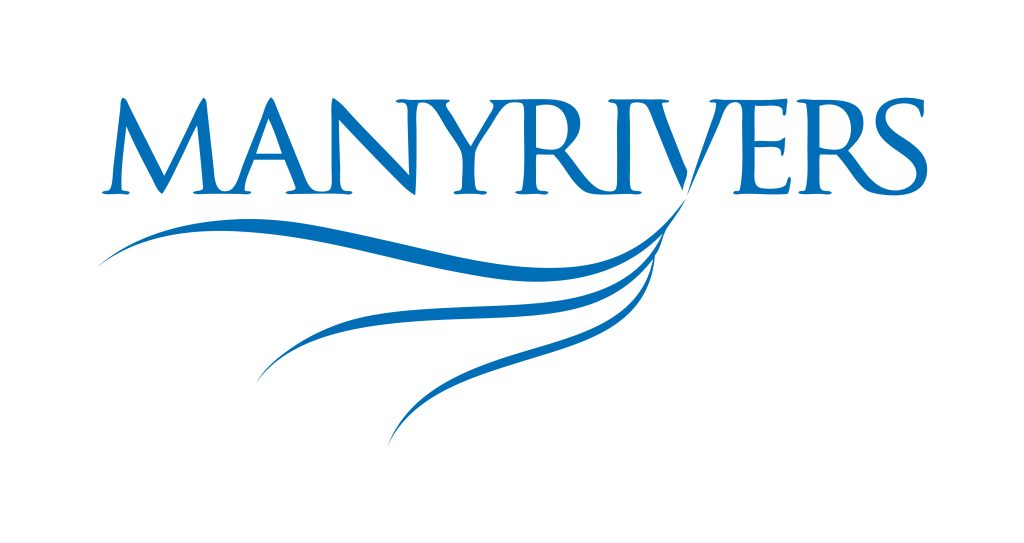 ManyRivers logo v1.0 RGB Blue WhiteBG 1 1024x543