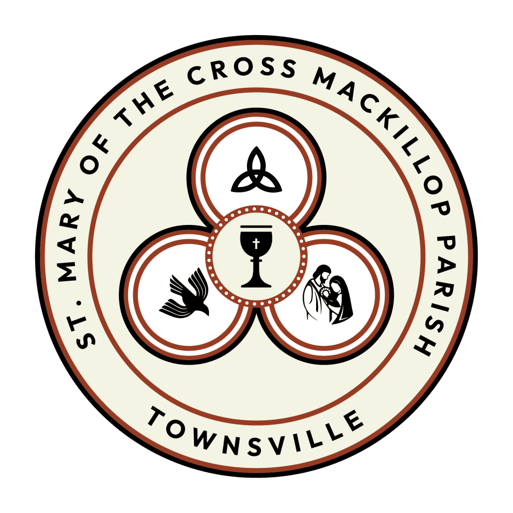 Parish of St Mary of the Cross MacKillop Logo 300dpi Colour 1 1024x1024